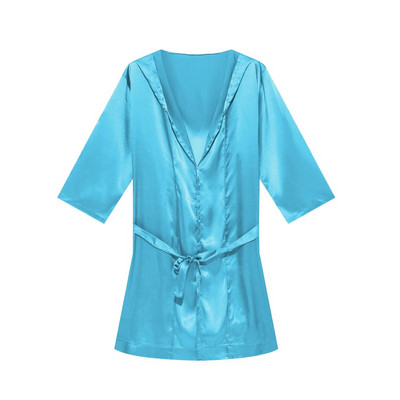 Robă kimono cu pete de mătase pentru bărbați Set de pantaloni scurți halate de baie Robe de pijama halate sexy Robe din satin Rochii de dormit Robe de casă Cămașă de noapte