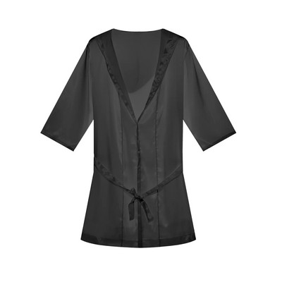 Robă kimono cu pete de mătase pentru bărbați Set de pantaloni scurți halate de baie Robe de pijama halate sexy Robe din satin Rochii de dormit Robe de casă Cămașă de noapte