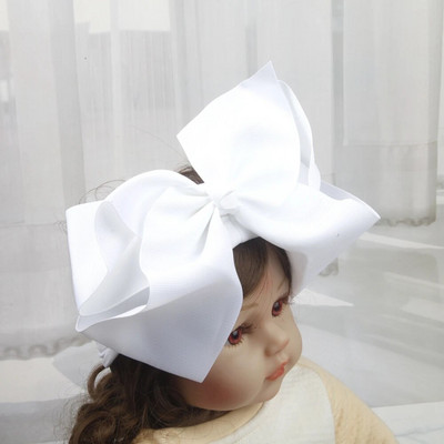 8 collu bantes Neilona galvas lentes zīdaiņiem Meitenēm Bērni Mīkstas bantes Mezgls Turbāns Matu lentes Bērnu matu aksesuāri Bērnu galvassegas