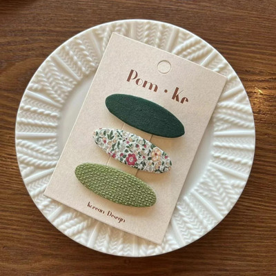 Armsad lillelisest riidest ovaalsed juuksenõelad Naistele Tüdrukutele Lastele Juukseklambrid Nööpnõelad Aksessuaarid Juukseklambrid Juukseklambrid Peakatte kaunistused