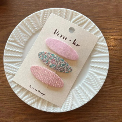 Armsad lillelisest riidest ovaalsed juuksenõelad Naistele Tüdrukutele Lastele Juukseklambrid Nööpnõelad Aksessuaarid Juukseklambrid Juukseklambrid Peakatte kaunistused