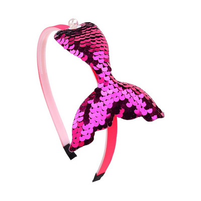 1gab. Daudzslāņu vizulis Nāras galvas lentes meitenēm Varavīksnes sirēna pērles Matu lentes Roku darbs Galvassegas Bērnu matu aksesuāri