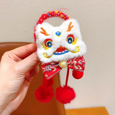 Drăguț Desene Animat Pluș Iepure Panda Floare Păpușă Minge Colorată Pandantiv Frânghie Păr Copii Prințese Fete Coadă de Cal Bentita Accesorii