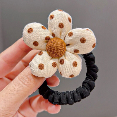Drăguț Desene Animat Pluș Iepure Panda Floare Păpușă Minge Colorată Pandantiv Frânghie Păr Copii Prințese Fete Coadă de Cal Bentita Accesorii