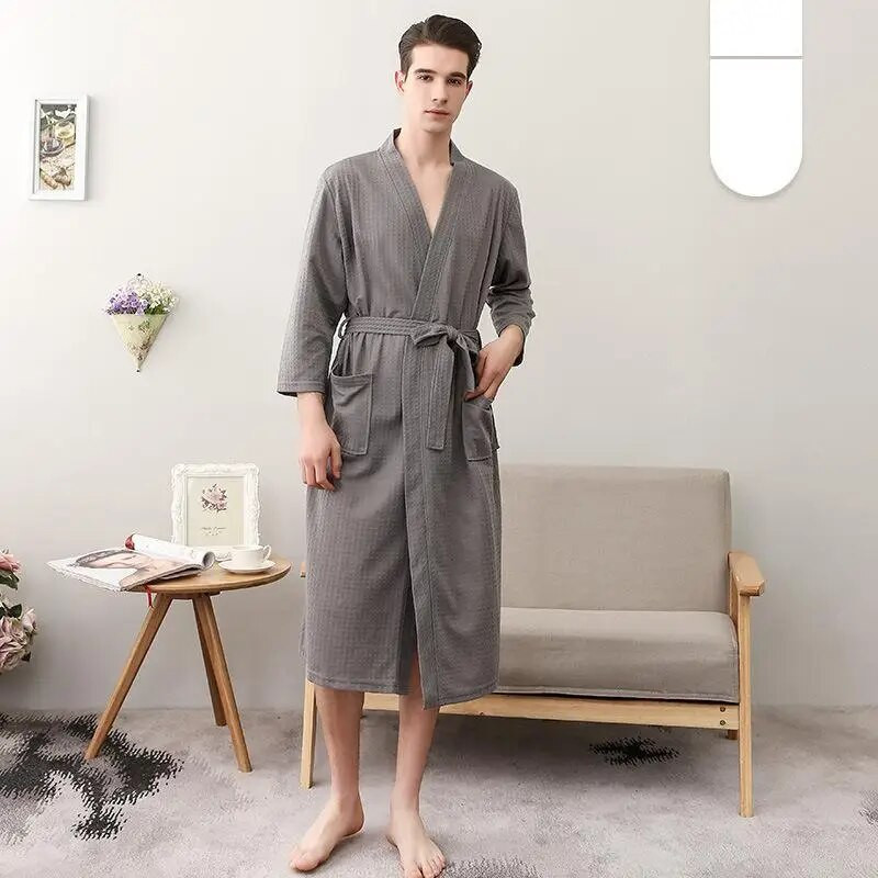 Vasaras vīriešu halāts Vasaras satīna guļamveļa kimono seksīga brīva peldmētelis vīriešu zīdaini satīna naktskrekls naktsveļa mājas apģērbs