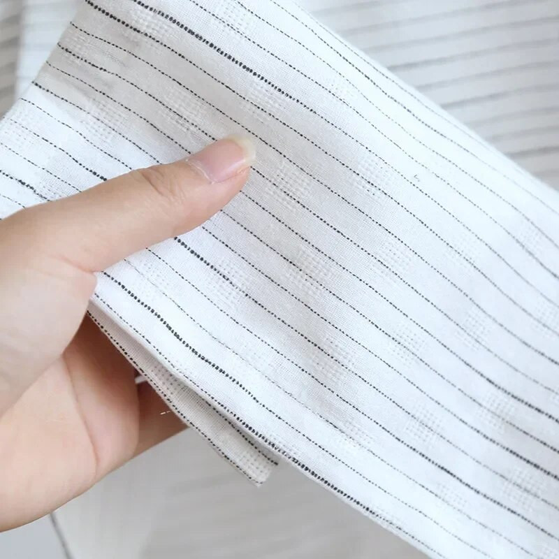 Vīriešu garie peldmēteļi Kokvilnas audums Pavasara un vasaras kimono halāts Liela izmēra vīriešu svītrains peldmētelis Mājas sviedri kūpošs apģērbs