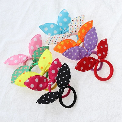 10Gb Truša auss Matu gredzens Meitene Jauka Gumijas lente Elastīgās matu lentes Bērnu galvassegas Korejas Bērnu Matu Aksesuāri Rotājumi