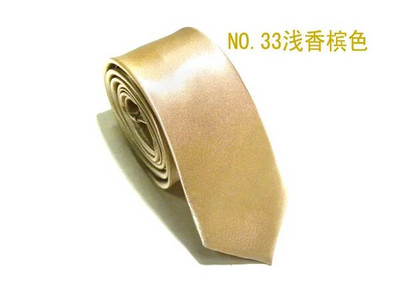 Vīriešu aksesuāri Slim, šaura kaklasaite vīriešiem Žakarda auduma cieta šampanieša oranža sarkana violeta zila kaklasaites kāzu kaklasaite corbatas par