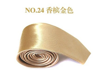 Vīriešu aksesuāri Slim, šaura kaklasaite vīriešiem Žakarda auduma cieta šampanieša oranža sarkana violeta zila kaklasaites kāzu kaklasaite corbatas par