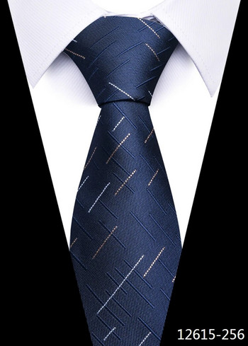 Търговия на едро със 160 цвята, модна 8 см вратовръзка, мъжки тъмносин, подходящ сватбен луксозен парти костюм, аксесоари, групова вратовръзка Gravatas, подарък