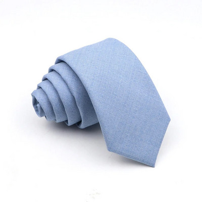 Jauna vīriešu vienkrāsaina kaklasaite šaura gadījuma pretgrumbu kaklasaite kāzu uzvalkam kaklasaites rozā zilas pelēkas kaklasaites Cravat dāvanu aksesuārs