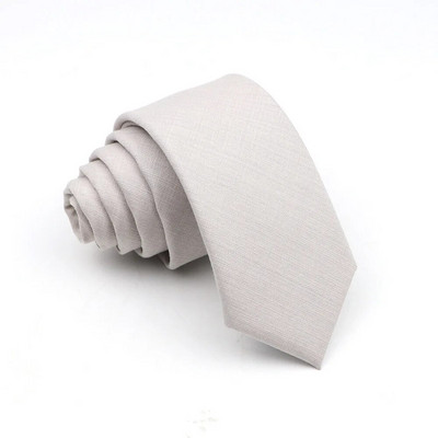 Jauna vīriešu vienkrāsaina kaklasaite šaura gadījuma pretgrumbu kaklasaite kāzu uzvalkam kaklasaites rozā zilas pelēkas kaklasaites Cravat dāvanu aksesuārs