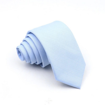 Jauna vīriešu vienkrāsaina kaklasaite šaura gadījuma pretgrumbu kaklasaite kāzu uzvalkam kaklasaites rozā zilas pelēkas kaklasaites Cravat dāvanu aksesuārs