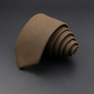 Ανδρικές γραβάτες 6 εκ. Κλασικές βαμβακερές χειροποίητες Skinny γκρι καρό γραβάτες Ριγέ στενό γιακά Λεπτό κασμίρ Αξεσουάρ Casual Tie Δώρο