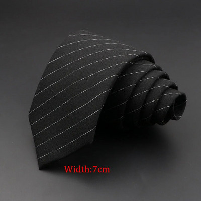 Ανδρικές γραβάτες 6 εκ. Κλασικές βαμβακερές χειροποίητες Skinny γκρι καρό γραβάτες Ριγέ στενό γιακά Λεπτό κασμίρ Αξεσουάρ Casual Tie Δώρο