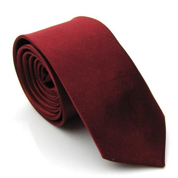 Тясна ежедневна тесна червена вратовръзка с глава на стрела Тънка черна вратовръзка за мъже 5 см мъжки аксесоари Простота за парти Официални вратовръзки Мода