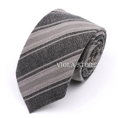 Modes jauns, karsti rūtains, svītrains 100% kokvilnas kaklasaite 7 cm vīriešu elegants brūns haki sarkans tumši melns kāzu ballīšu uzvalks Cravat dāvanu aksesuārs