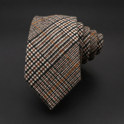 Augstas kvalitātes klasiskas svītrainas 100% vilnas kaklasaites, roku darbs