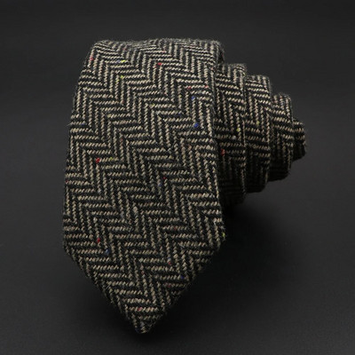 Augstas kvalitātes klasiskas svītrainas 100% vilnas kaklasaites, roku darbs