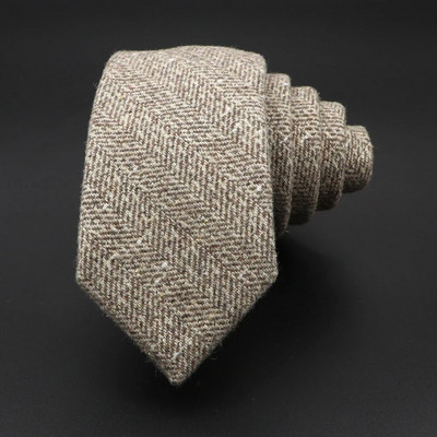 Augstas kvalitātes klasiskas svītrainas 100% vilnas kaklasaites, roku darbs