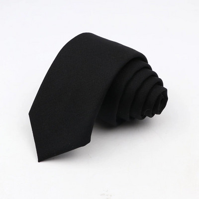 Modes kaklasaites klasiskas vīriešu Slik poliestera vienkrāsainas kaklasaite biznesa ballītēm kāzu uzvalks krekls šauras kaklasaites aksesuārs