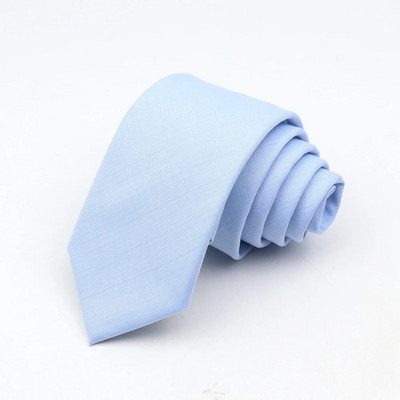 Modes kaklasaites klasiskas vīriešu Slik poliestera vienkrāsainas kaklasaite biznesa ballītēm kāzu uzvalks krekls šauras kaklasaites aksesuārs