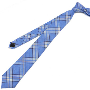 Карирана раирана мека TR тъканна вратовръзка 6 см. Качествена тесна вратовръзка Смокинг Колеж Костюм Парти вратовръзка за мъже, жени Подарък Аксесоар за риза
