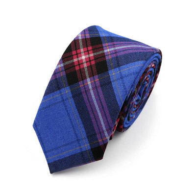 Καρό ριγέ Μαλακό TR Υφασμάτινη γραβάτα 6 εκ. Ποιοτική Skinny Γραβάτα Tuxedo College Κοστούμι Party Cravat για Ανδρικά Γυναικεία Δώρο Αξεσουάρ πουκάμισου