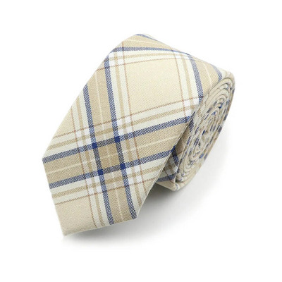 Καρό ριγέ Μαλακό TR Υφασμάτινη γραβάτα 6 εκ. Ποιοτική Skinny Γραβάτα Tuxedo College Κοστούμι Party Cravat για Ανδρικά Γυναικεία Δώρο Αξεσουάρ πουκάμισου