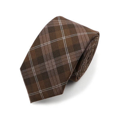 Καρό ριγέ Μαλακό TR Υφασμάτινη γραβάτα 6 εκ. Ποιοτική Skinny Γραβάτα Tuxedo College Κοστούμι Party Cravat για Ανδρικά Γυναικεία Δώρο Αξεσουάρ πουκάμισου