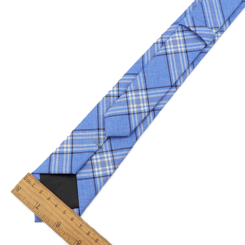 Καρό ριγέ Μαλακό TR Υφασμάτινη γραβάτα 6 εκ. Ποιοτική Skinny Γραβάτα Tuxedo College Κοστούμι Party Cravat για Ανδρικά Γυναικεία Δώρο Αξεσουάρ πουκάμισου