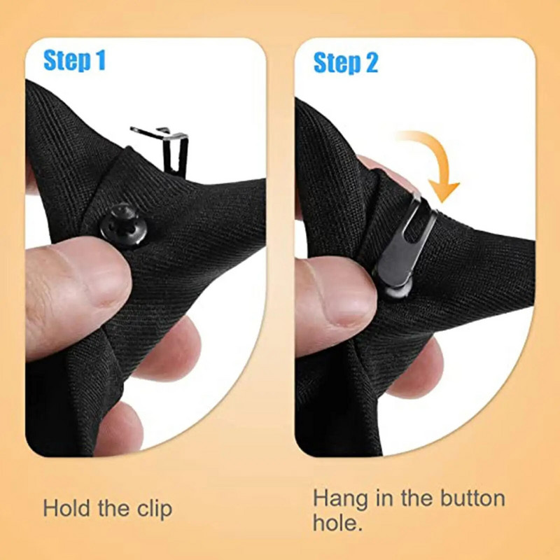 Ühtlane musta värvi imitatsiooniga siidist klambriga kinnitatav kaelalips politsei turvalisusele, meestele, naistele, laisklips 45–51 cm