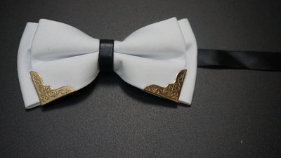 Meeste soliidne mustvalge kikilipsud pidulik kleit pulmakikipüksid meestele naistele vaba aeg metallbling liblikas kikilips bankett kraat