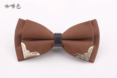 Meeste soliidne mustvalge kikilipsud pidulik kleit pulmakikipüksid meestele naistele vaba aeg metallbling liblikas kikilips bankett kraat