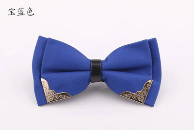 Meeste soliidne mustvalge kikilipsud pidulik kleit pulmakikipüksid meestele naistele vaba aeg metallbling liblikas kikilips bankett kraat