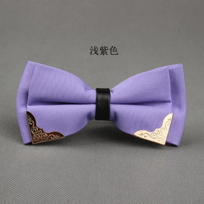 Meeste soliidne mustvalge kikilipsud pidulik kleit pulmakikipüksid meestele naistele vaba aeg metallbling liblikas kikilips bankett kraat