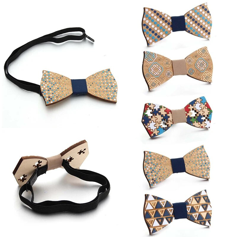 Ar rokām darināta koka taurīte ar gravētu dabīgā koka kakla tauriņu kaklasaites vīriešiem regulējamas siksnas kaklasaites kāzu uzvalka krekls vīriešiem dāvanas