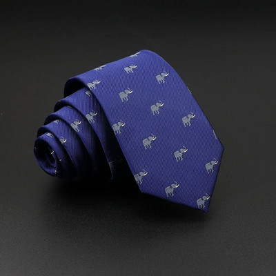 Jauna dizaina dzīvnieku kaklasaite vīriešiem Poliestera austa kaklasaite mārīte suns dinozaurs haizivs žakarda modes ballīte kāzu gravata kaklasaite