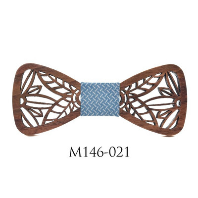 Jaunums Dobas Koka Taurītes Vīriešu Kāzu Uzvalki Koka Tauriņš Tauriņa formas lapas Bowknots Gravatas Slim Cravat