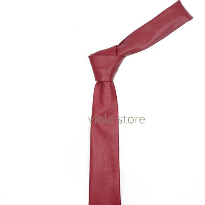 Klasisks bēšs zelts rozā zils vintage brūns zaļš masīvs PU ādas kaklasaite 5,5 cm šaura kāzu ballīte dāvana vīriešiem sievietēm Sievietēm Cravat aksesuārs