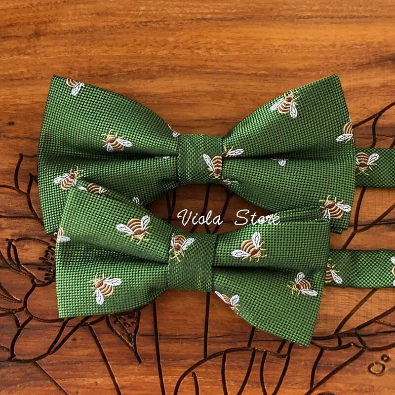 Jauki bišu vecāki-bērni mājdzīvnieki multfilmu tauriņu komplekti Poliestera Vīrieši Sievietēm Zēns Meitene Tauriņš Bērni Suns Kravats aksesuārs Augstas kvalitātes dāvana