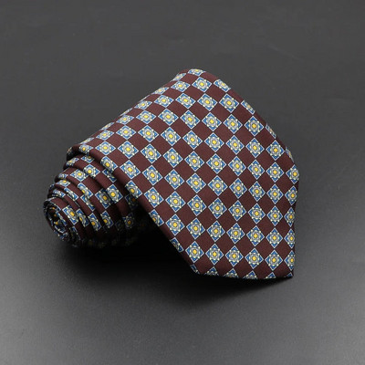 Pánska módna hodvábna kravata 7,5 cm mäkká novinka kravata modro-zelená oranžová farba kravaty pre mužov bodkovaný kvetinový motýlik svadobný obchodný darček