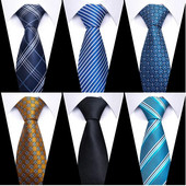 Lips Meestele Uusima disainiga Luksuslik 7,5 cm lips särk Aksessuaarid Triibuline Tumepunane Mehe uusaastapäev