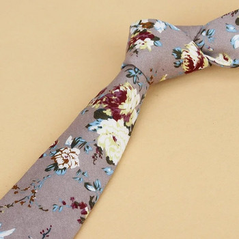 Ολοκαίνουργια φλοράλ γραβάτα για ανδρικές στενές casual ανδρικές γραβάτες για γαμήλια πάρτι Flower skinny γραβάτες για γυναίκες Εκτυπωμένες ανδρικές γραβάτες στον λαιμό