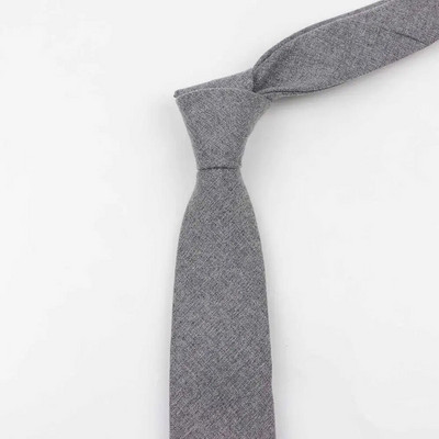 Jednobojna, mekana pamučna kravata, šarena 6 cm kravata, usko crveno plavo muško odijelo, poslovni smoking, svadbeni dar za muškarce, dodatak za kravate