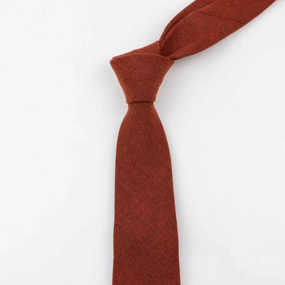 Jednobojna, mekana pamučna kravata, šarena 6 cm kravata, usko crveno plavo muško odijelo, poslovni smoking, svadbeni dar za muškarce, dodatak za kravate