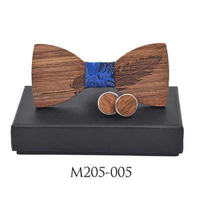 Jaunas 2018. gada klasiskās spalvu koka taures vīriešu kāzu kostīmiem. Koka tauriņa kaklasaites tauriņa formas tauriņi