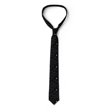 Нова 8 см широка черна вратовръзка Мъжки сладко забавно коте Вратовръзки в тъмен стил Хип-хоп Улична риза Аксесоари Ежедневни бизнес сватбени партита