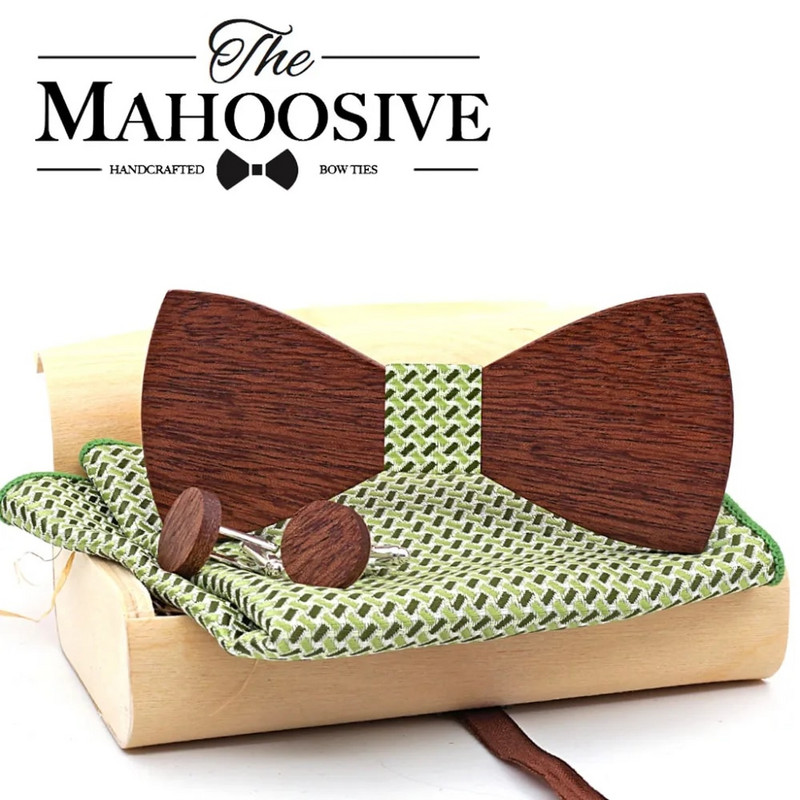 Hulgimüük Mahoosive puidust kikilips meestele Butterfly Cravat peolipsud meestele Puidust kikilipsud Gravatas Corbatas erilink