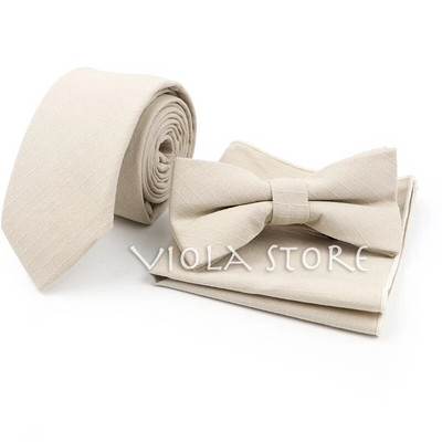 Kena värvi heleroheline roosa oranž soliidne 6 cm kaelaside kikilips taskuräti komplektid puuvillased meeste ülikonnad pulmapidu Cravat Accessory top